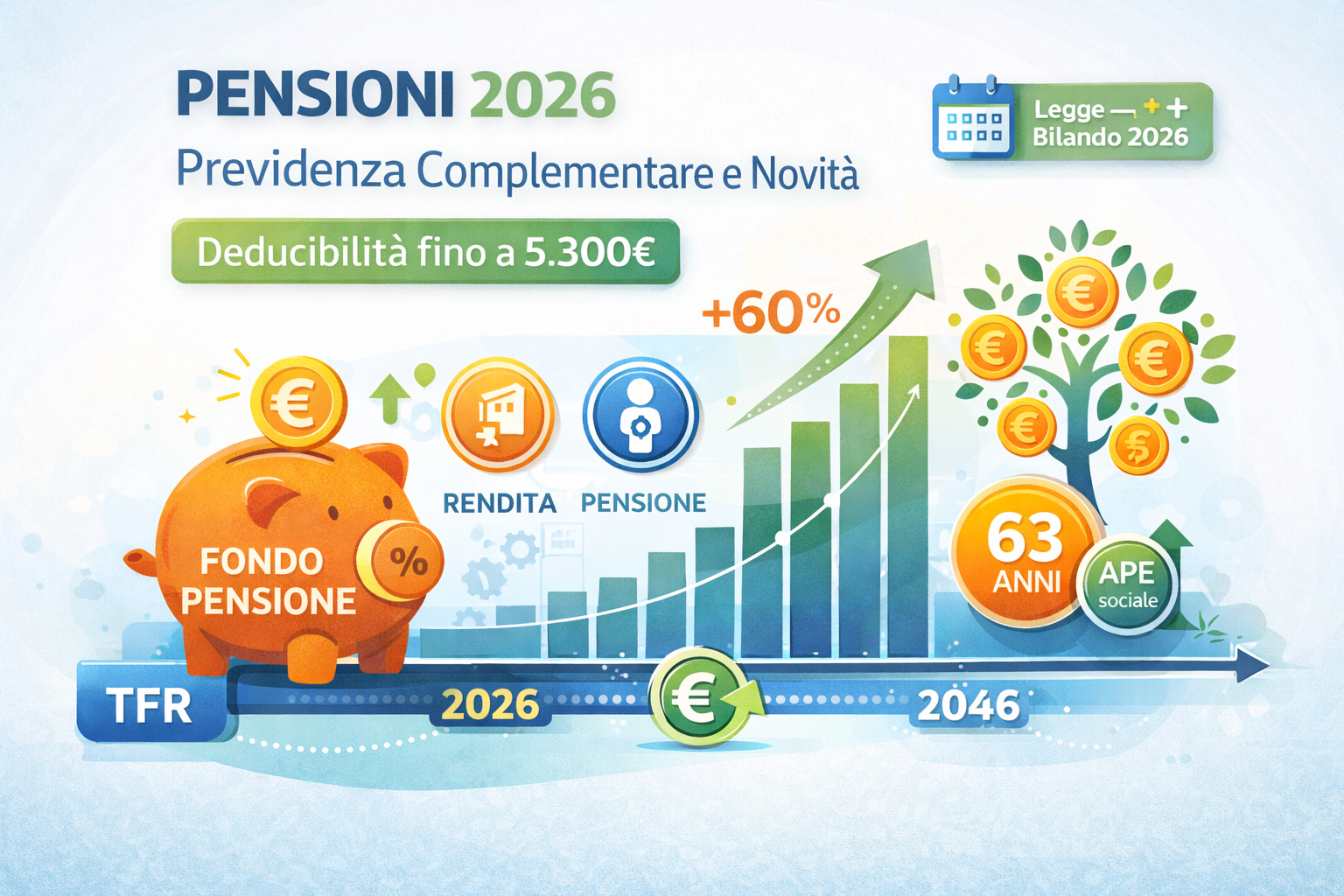 Pensioni e previdenza complementare 2026: tutte le novità della legge ...